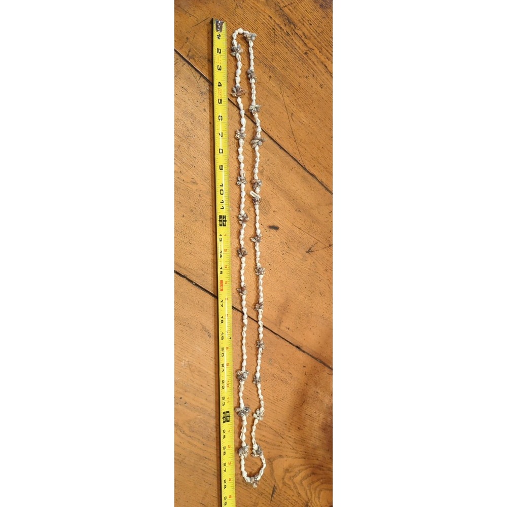 Vintage Genuine Cowrie Shell Necklace Shell Jewelry Beach Surf Phillipines
